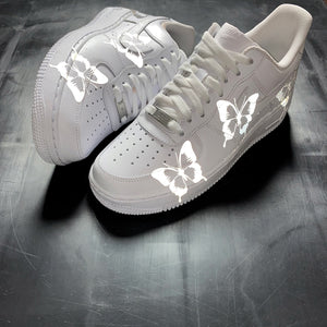 reflective butterfly air force 1
