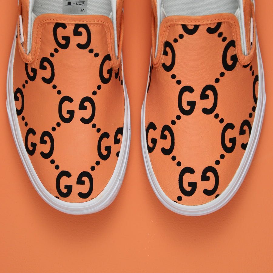 gucci print vans