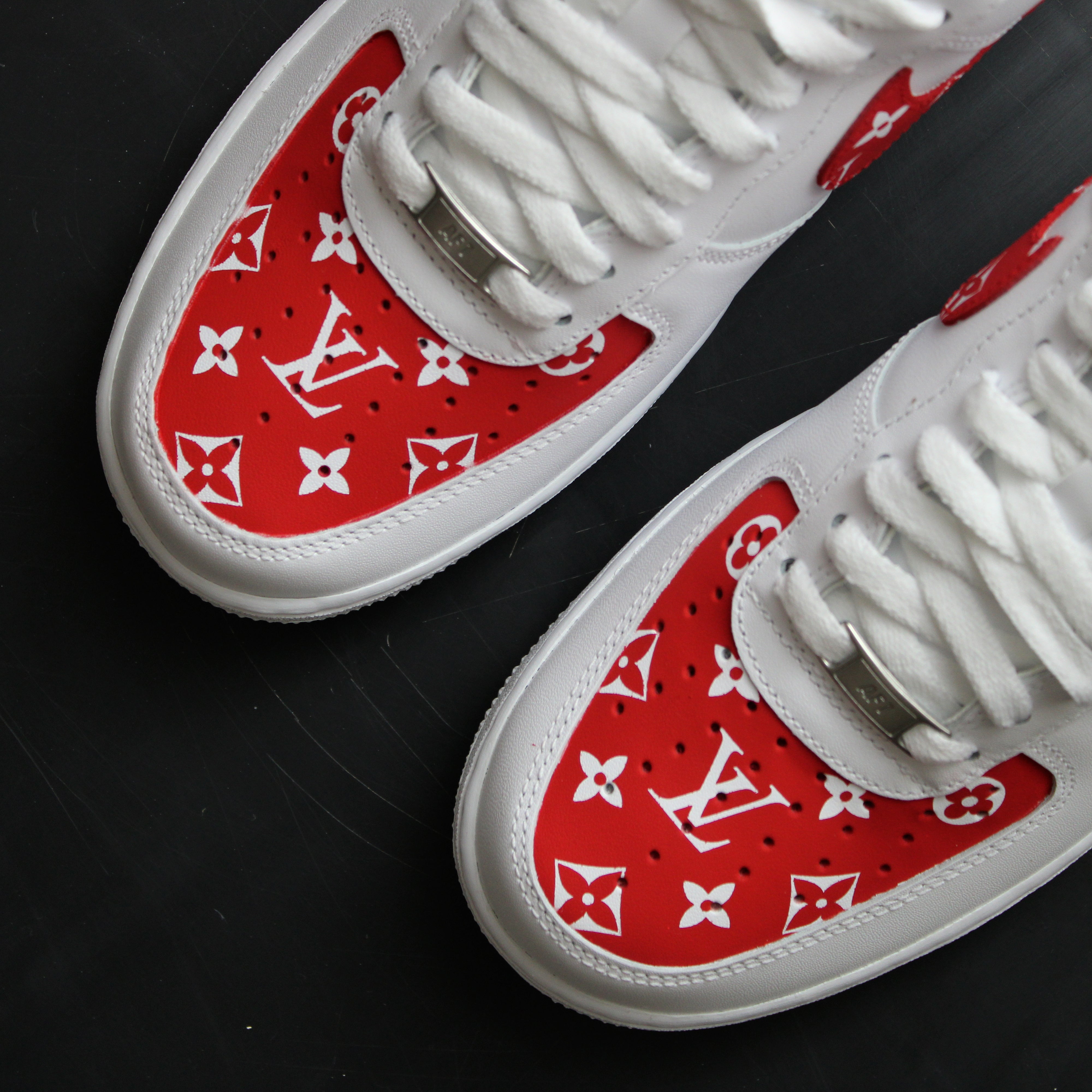 louis vuitton air force 1 red