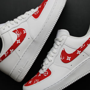 custom nike air force 1 louis vuitton edition