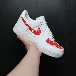 Nike Air Force 1 Louis Vuitton Black | Supreme and Everybody