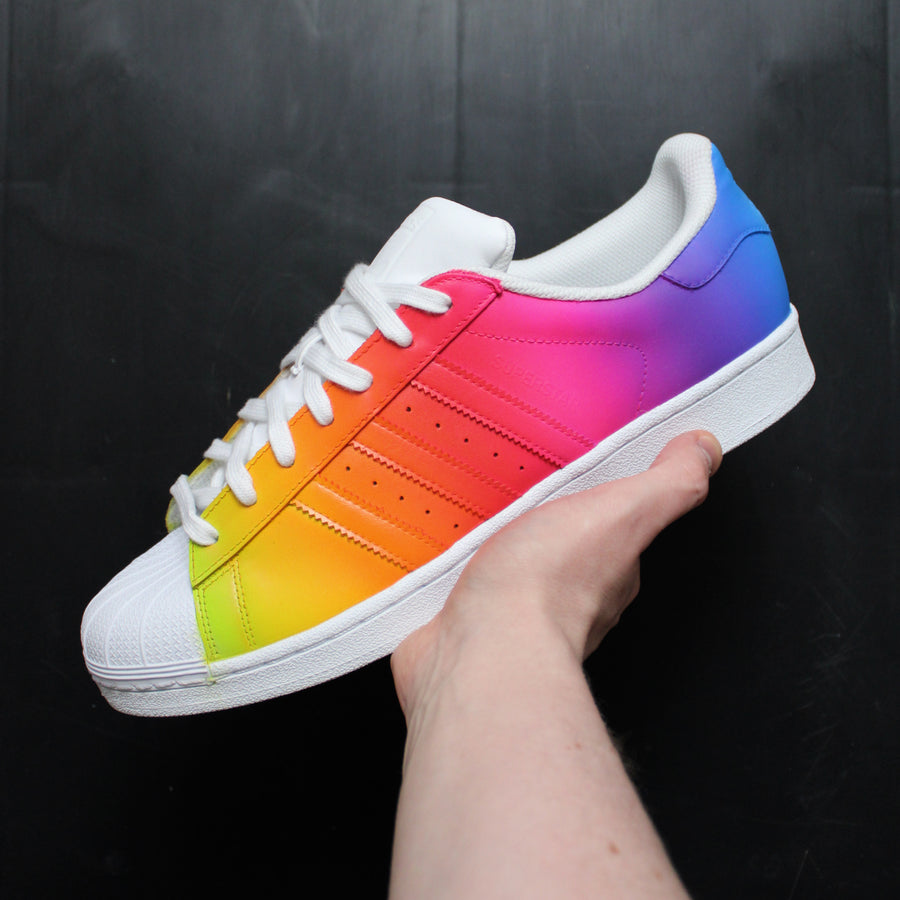 adidas superstar rainbow shoes