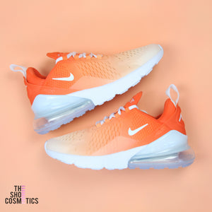 orange nike air max shoes