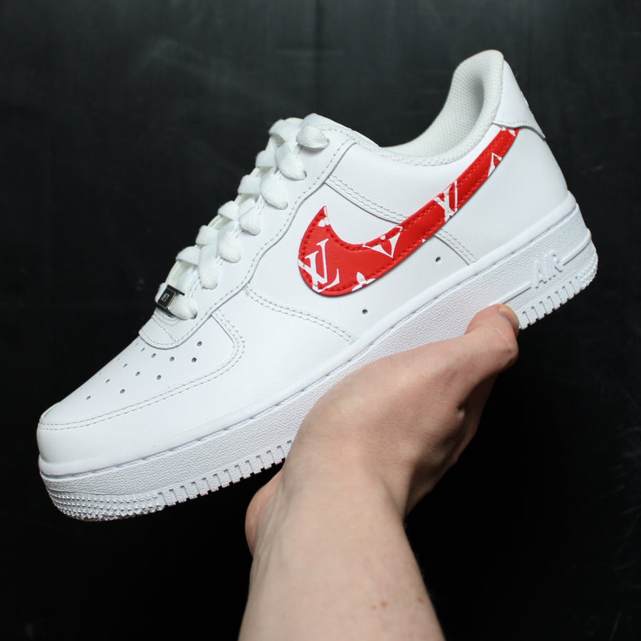 red louis vuitton af1