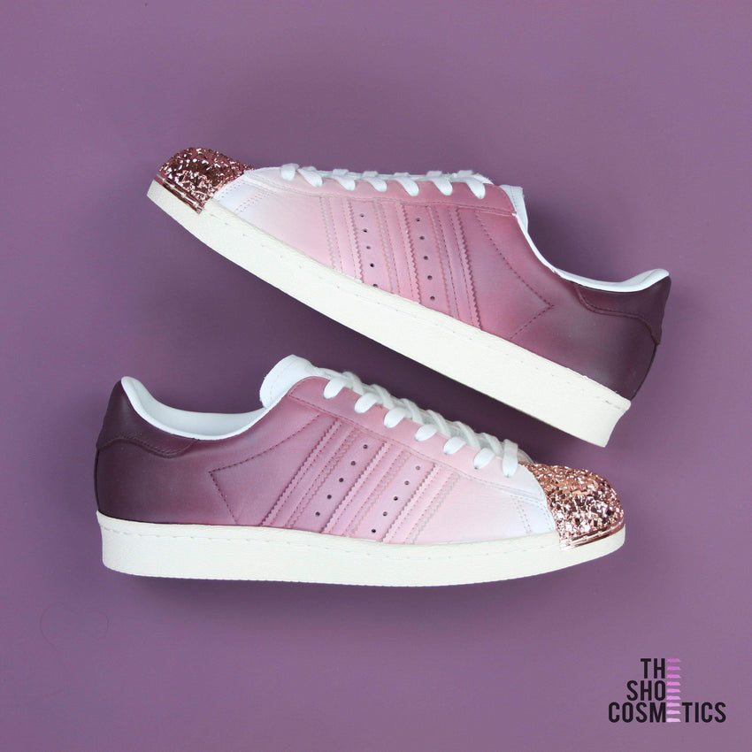 rose gold shell toe adidas