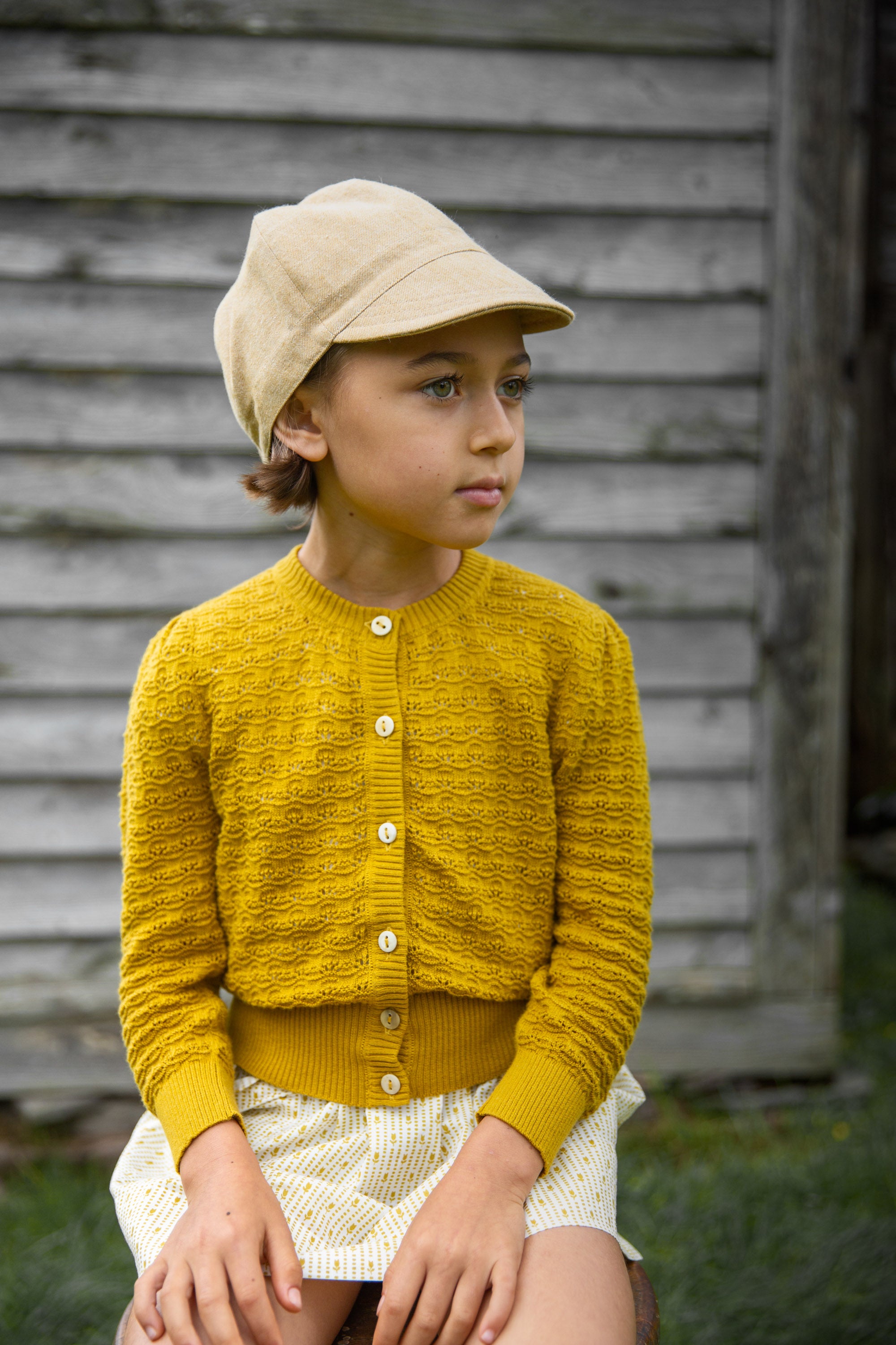 極美品＊soor ploom Hilma Cardigan Maize 6y | litnik.in.ua