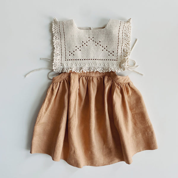 送関込 SOOR PLOOM Dahlia smock chamomile | tatihome.com