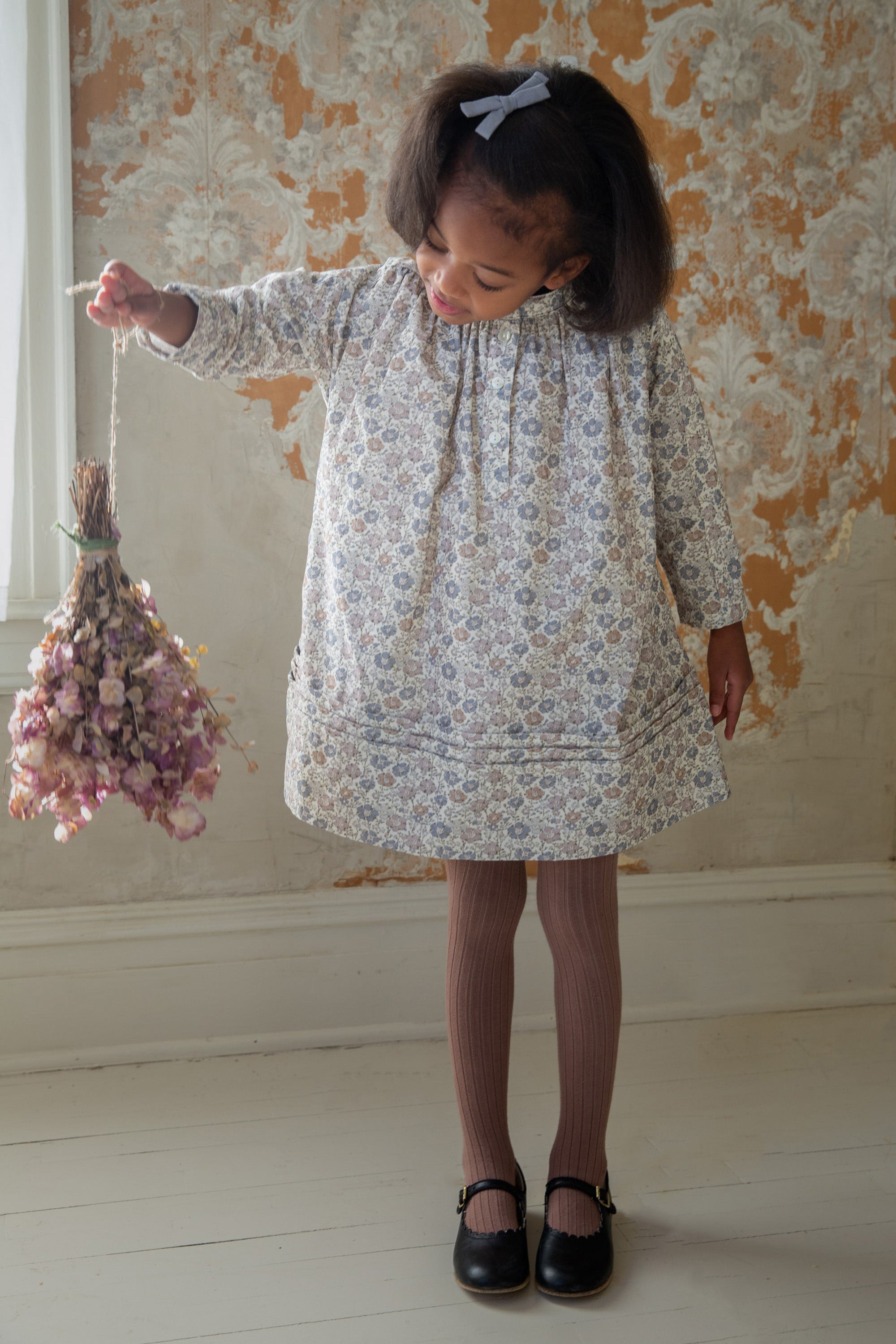 soor ploom LUPINE dress liberty floral キッズ/ベビー/マタニティ