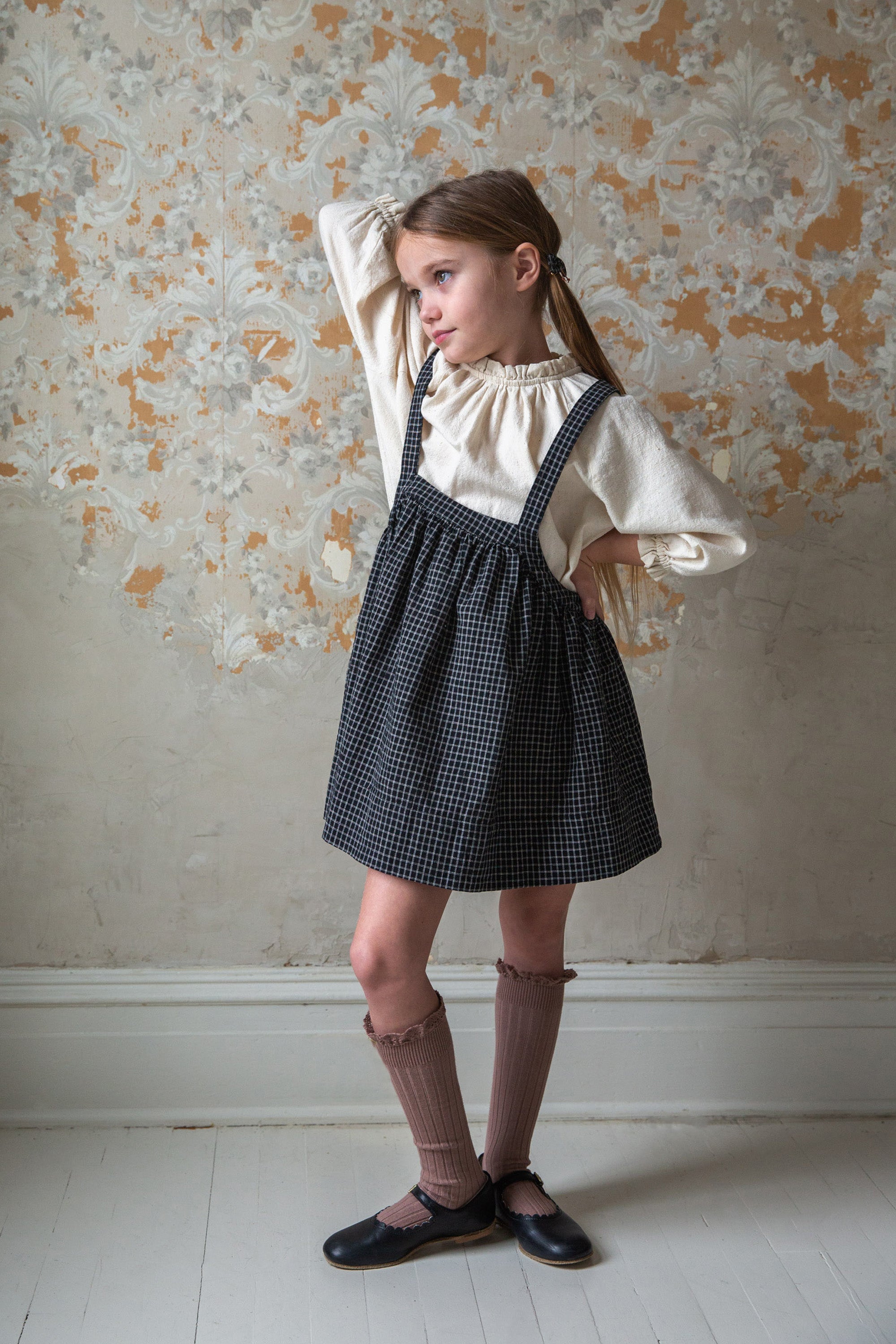 Soor ploom スカート Enola Pinafore Quail - スカート