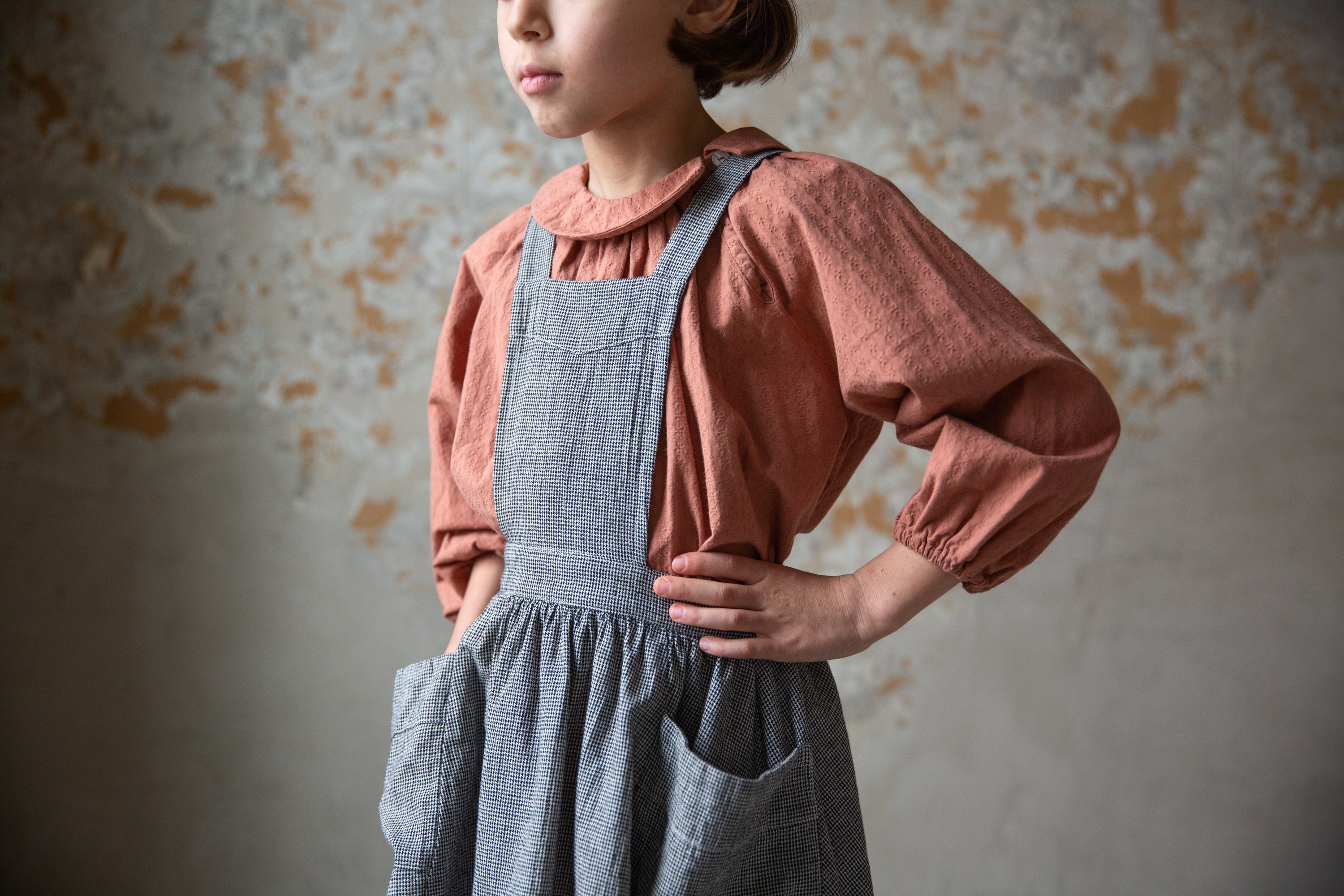 ストアー SOOR PLOOM Harriet pinfore Chambray 90cm kids-nurie.com