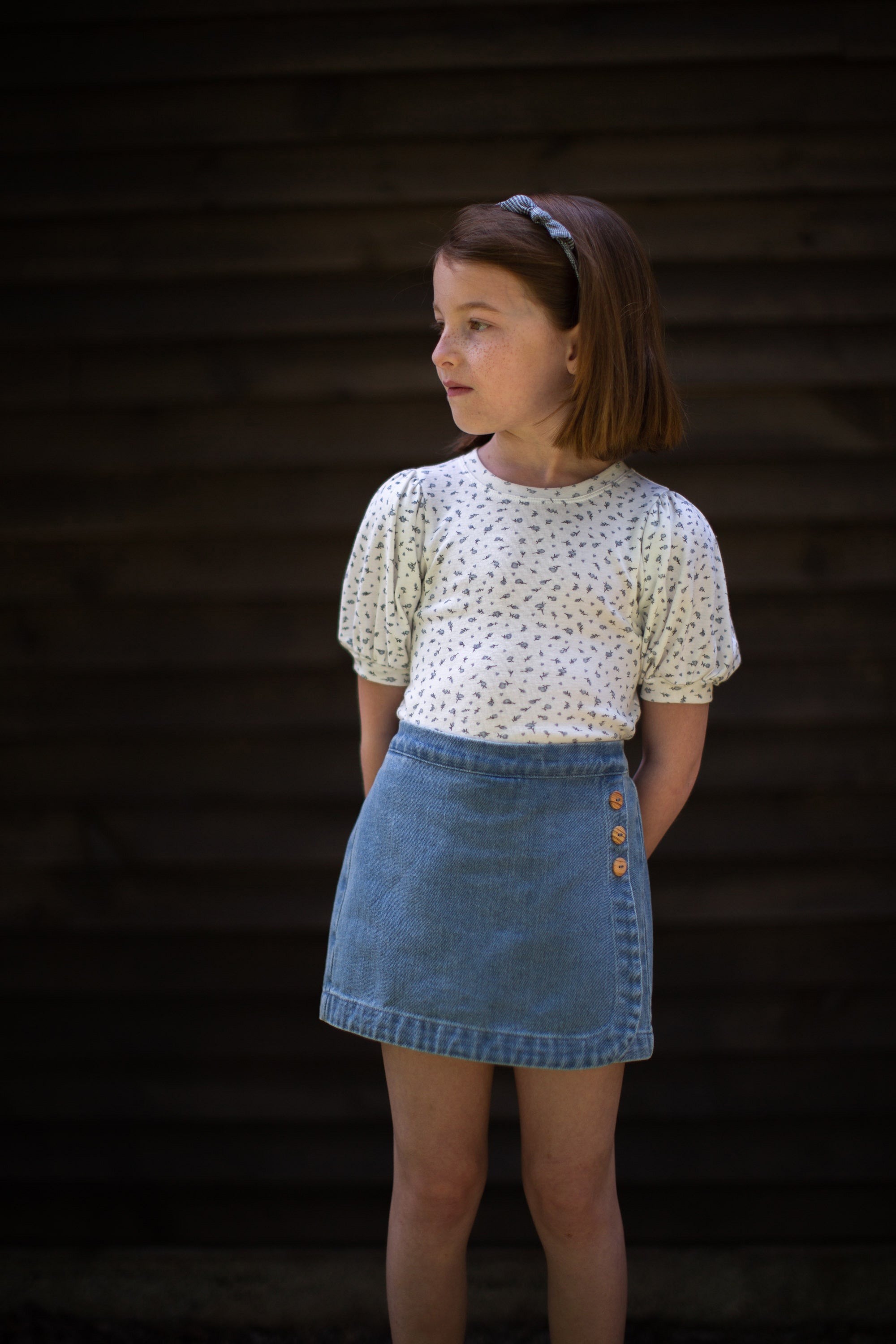 SOOR PLOOM Olive Skort 5y スコート-