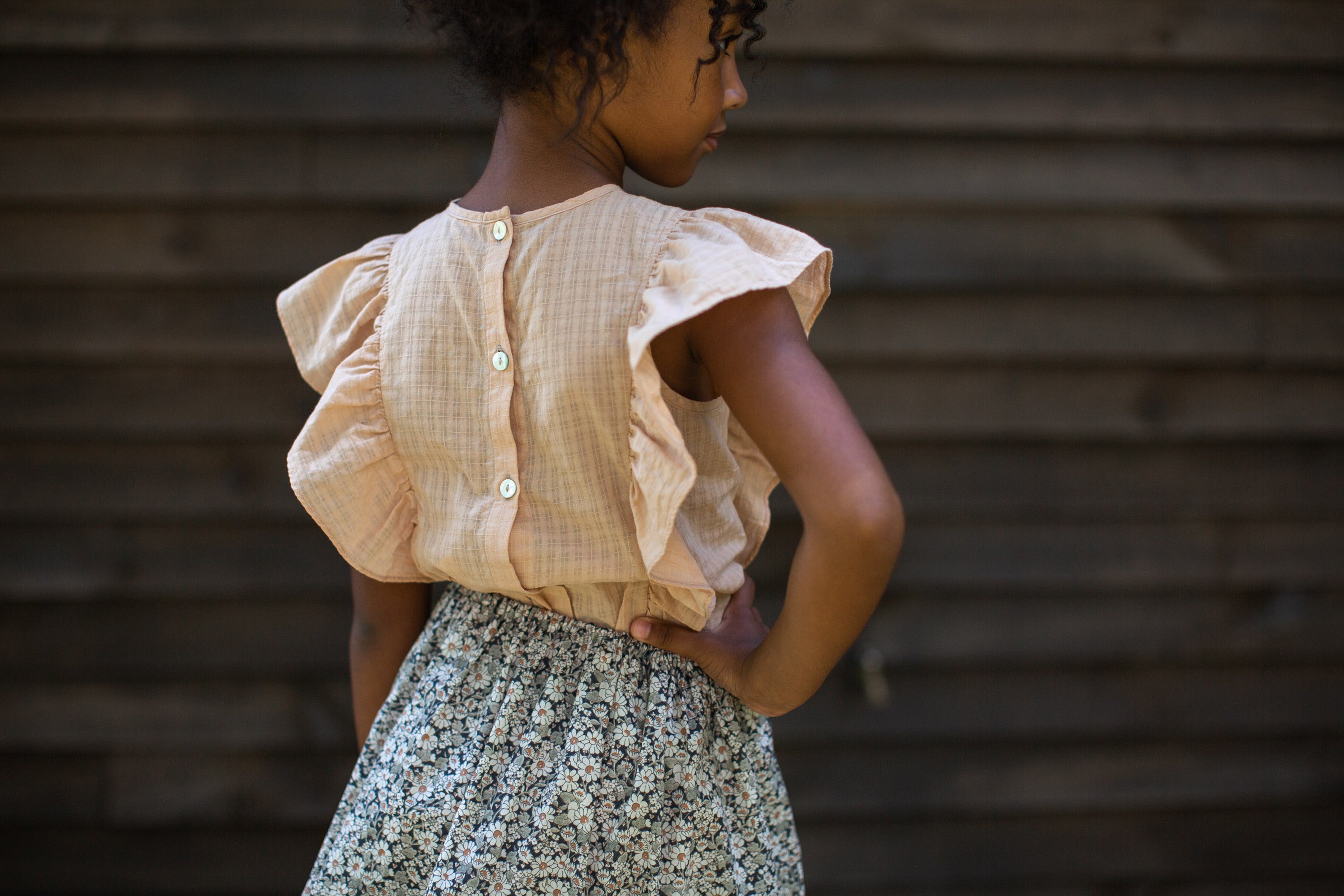 Emelia Skirt, Daisy Print – Soor Ploom