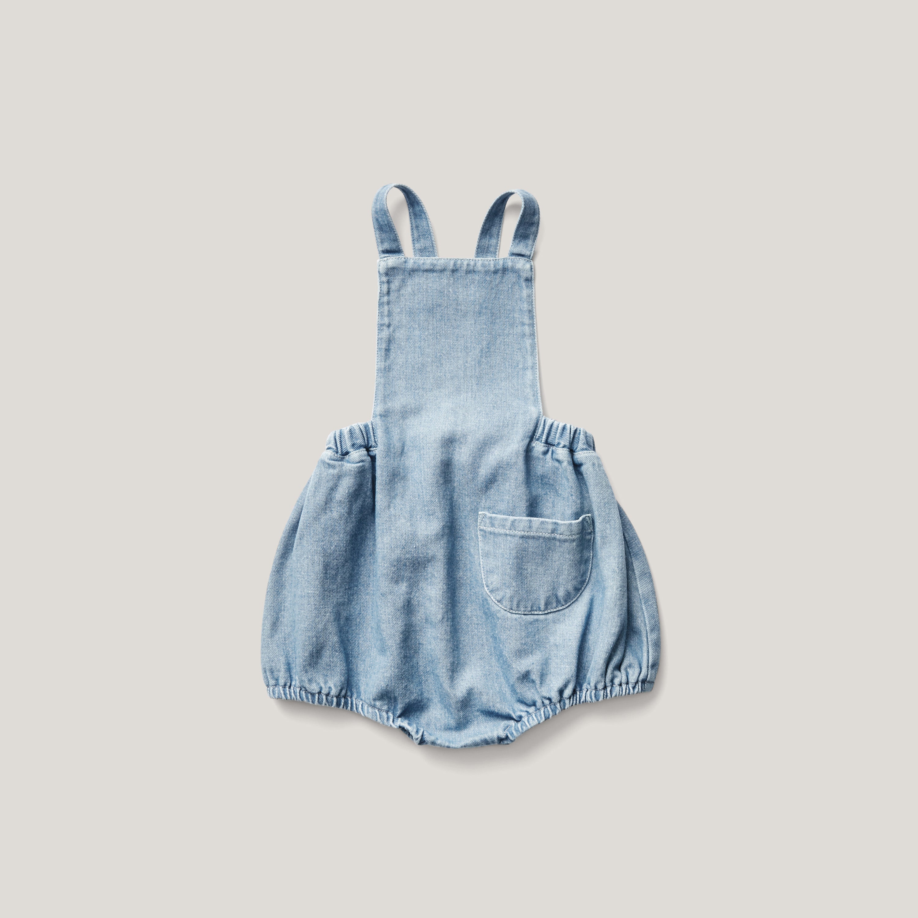 Soor ploom Oona Romper, Denim | labiela.com