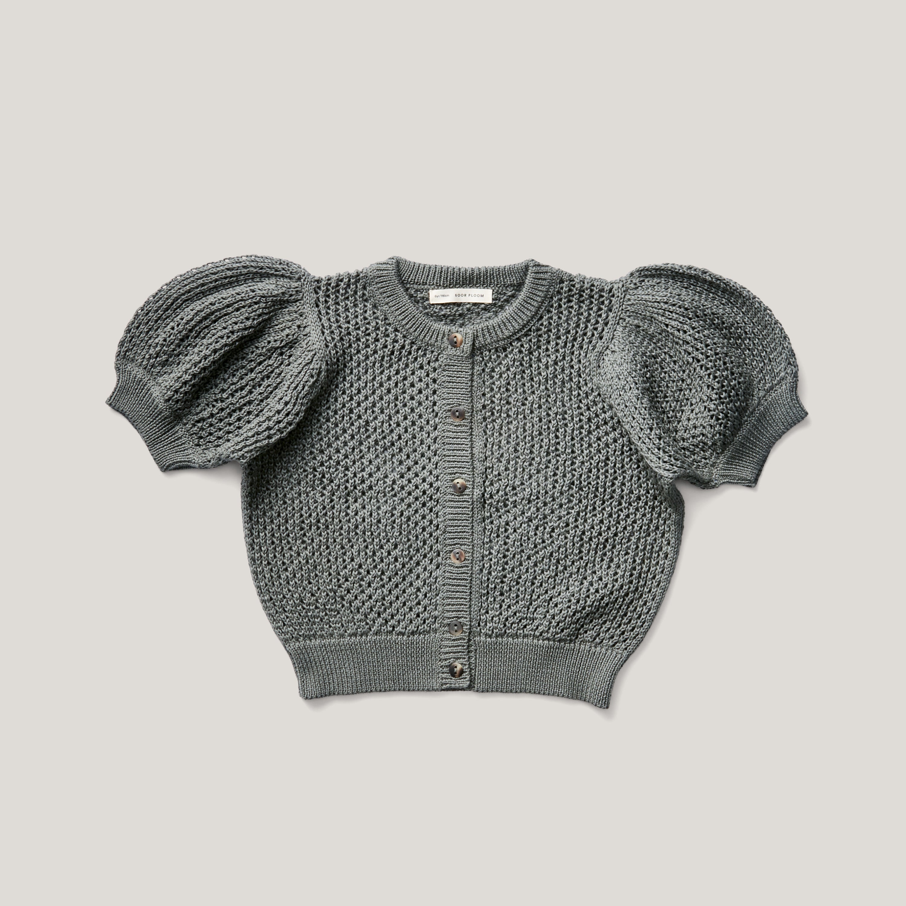 SOOR PLOOM Mimi Cardigan - Eucalyptus 6Y | www.jarussi.com.br