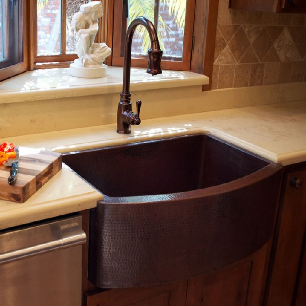 Small Kitchen Sinks - Custom Copper