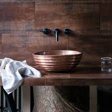 copper bathroom sink