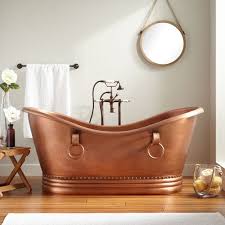 copper bathtub