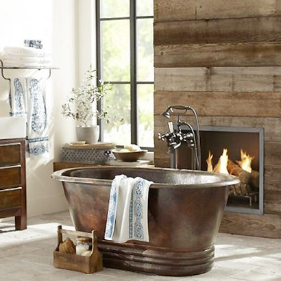 custom copper bathtub