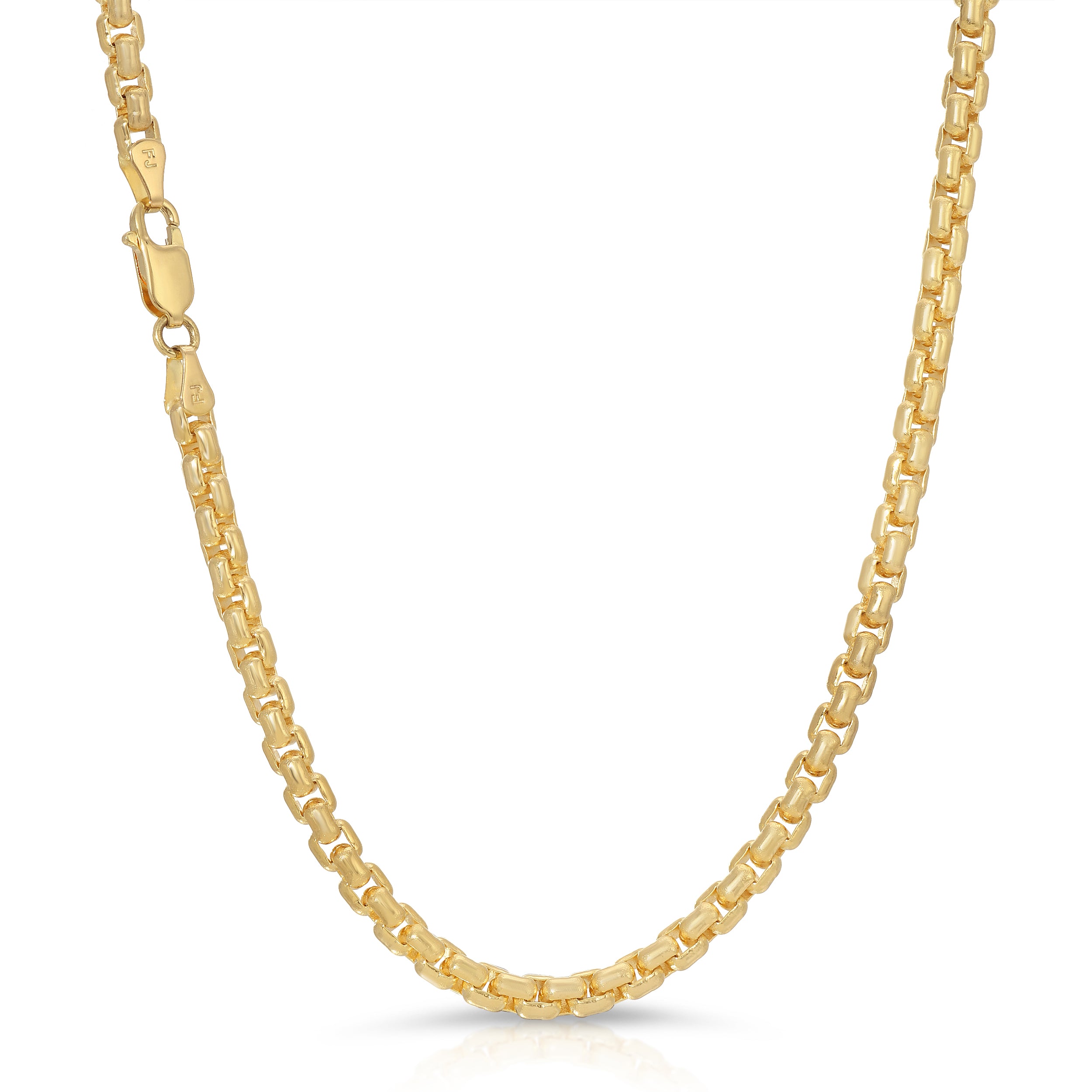 Box Chain Necklace Gold – Luamaya