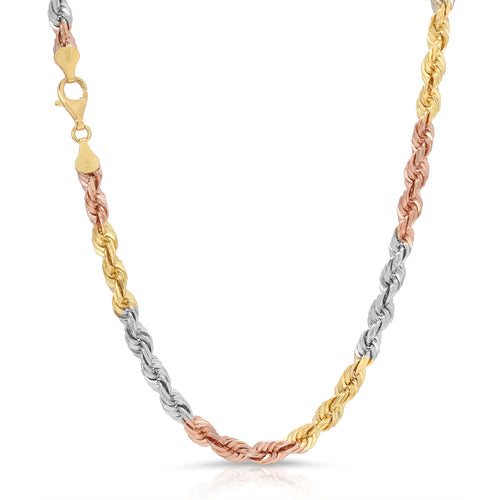 6.0MM Rope Chain (Diamond Cut) – Saints Gold Co.