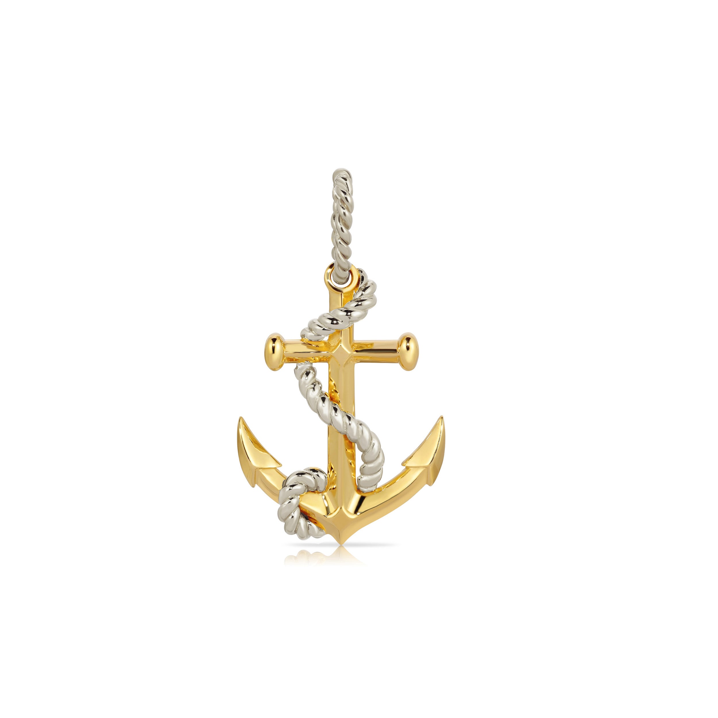 Gold Anchor Pendant Necklace by JW Anderson on Sale