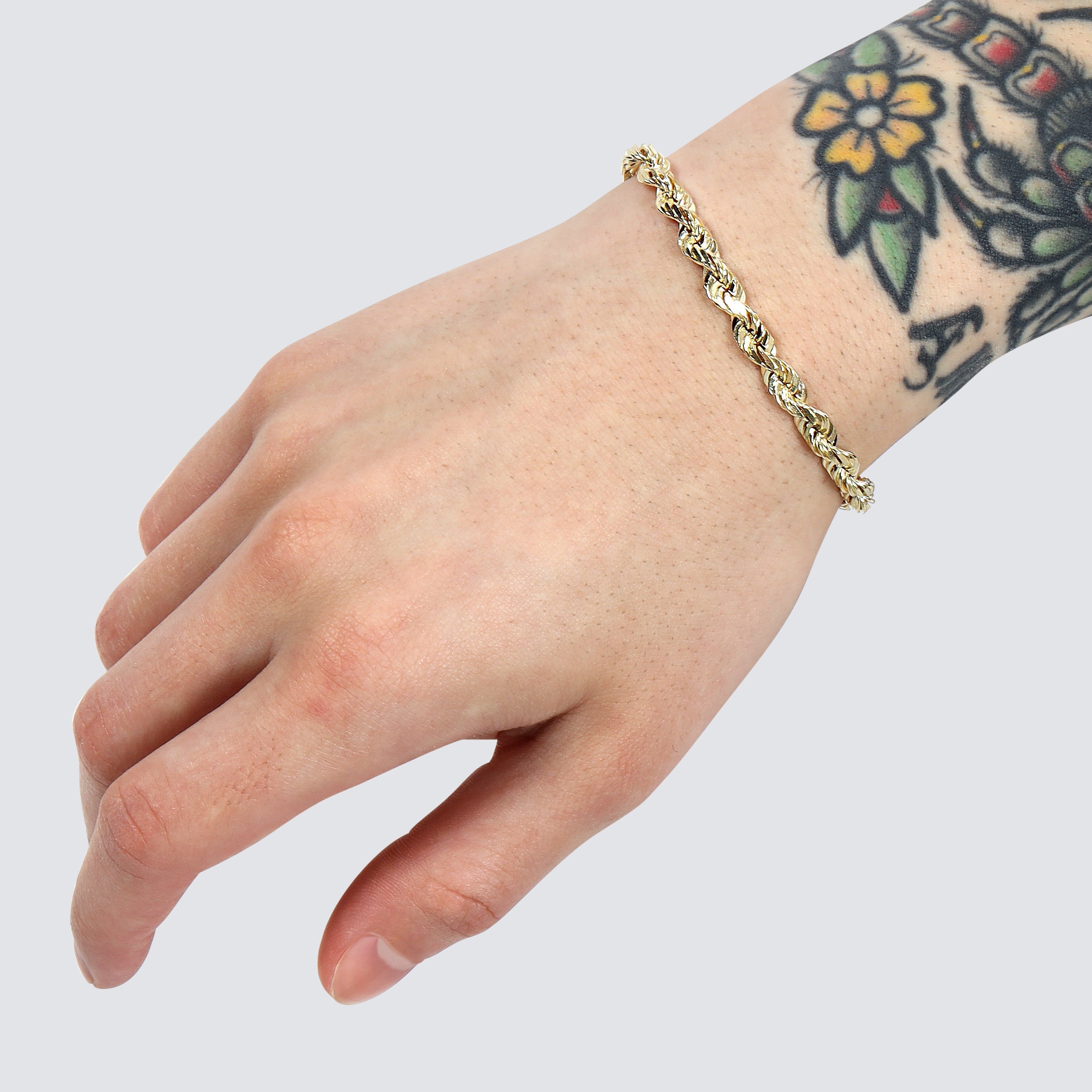 10K Gold Rope Bracelet – Van Der Hout Jewelry