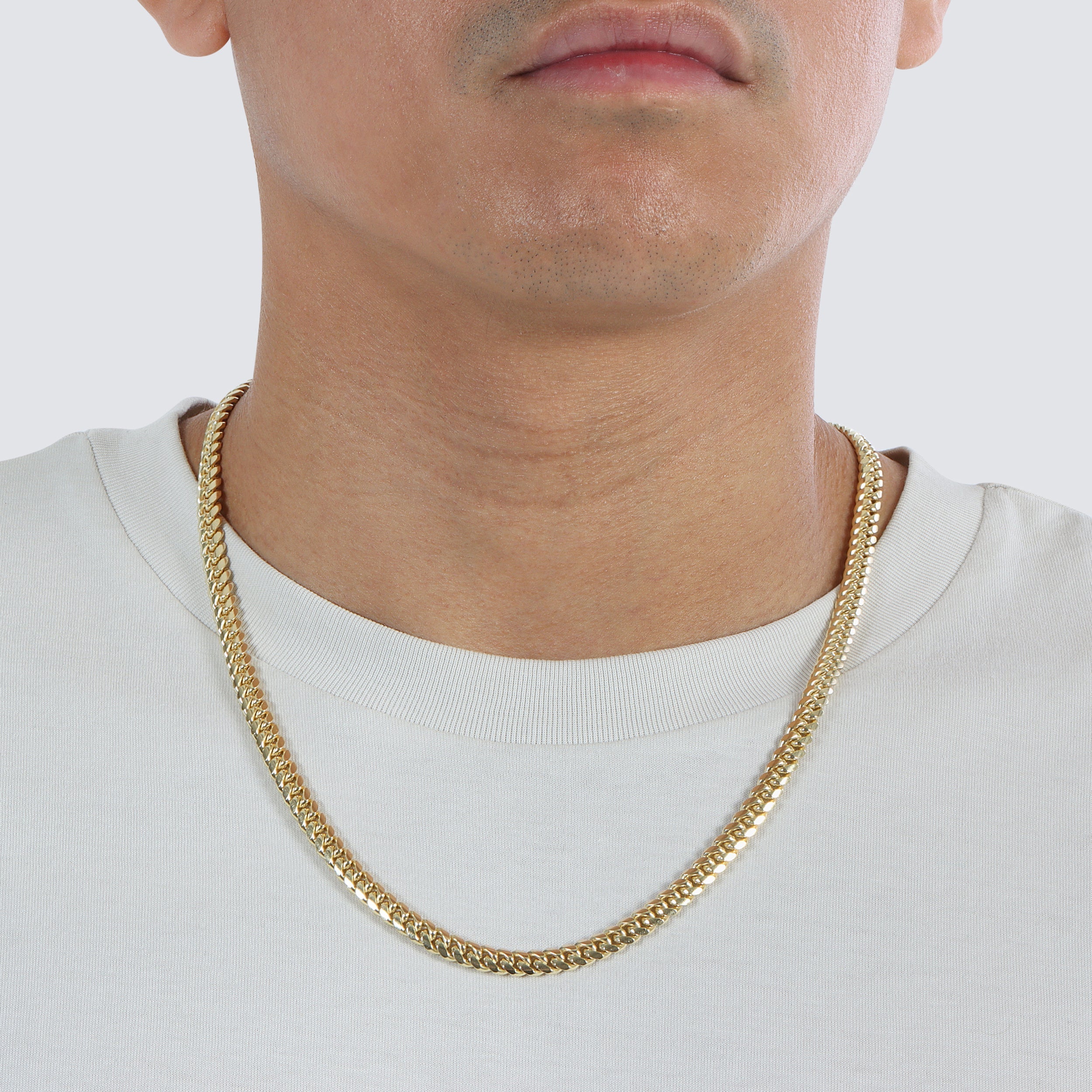 22 karat gold clearance cuban link chain