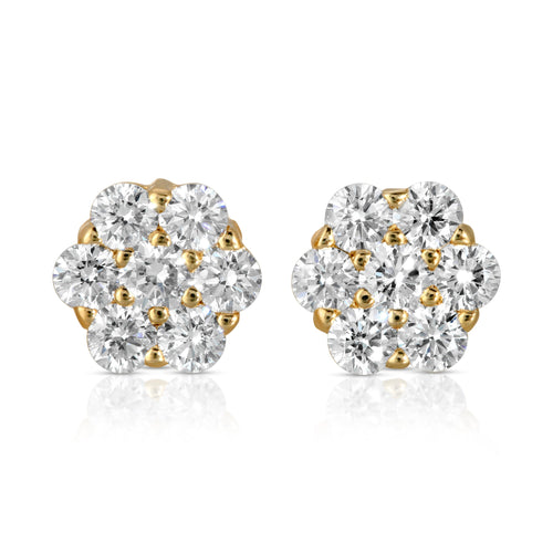 3MM 0.30 CTW DIAMOND STUD EARRING – Saints Gold Co.