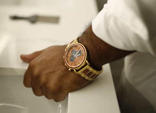 The Montez Gold Stainless Steel Watch