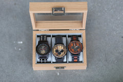 A Few Wood Men Wooden Watch Case