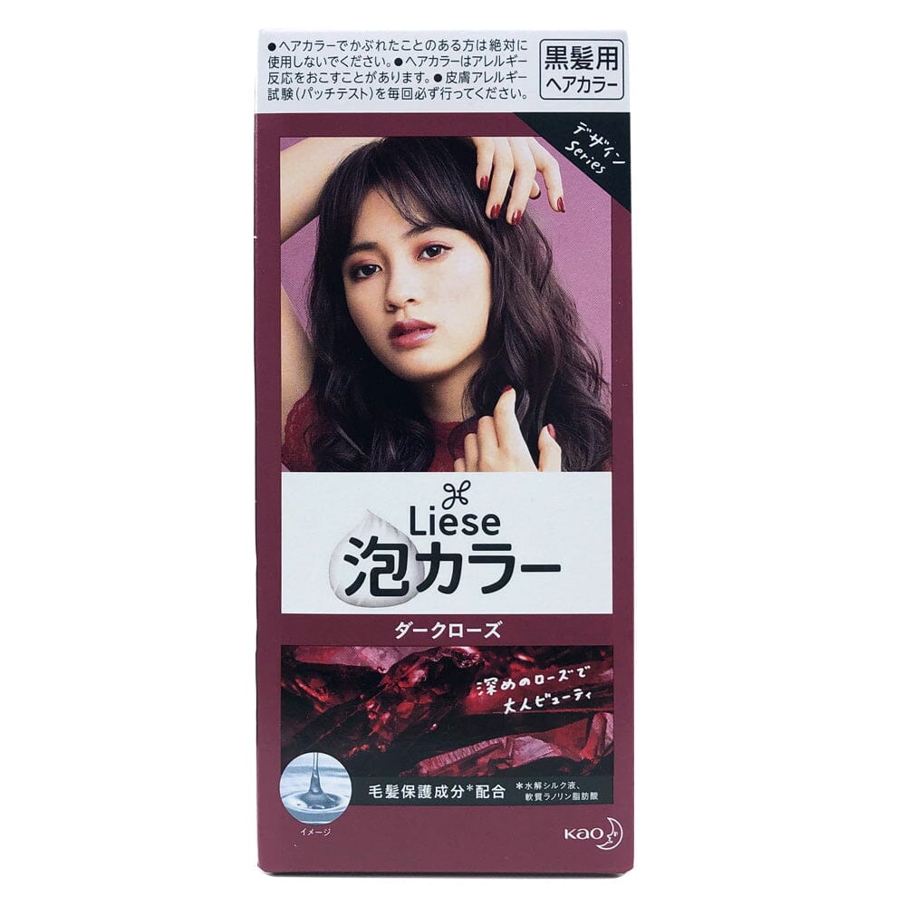 Kao Liese Prettia Bubble Hair Color Dark Rose