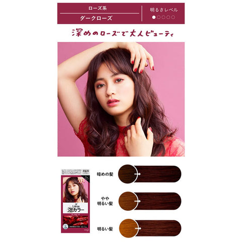 Kao Liese Prettia Bubble Hair Color Dark Rose Hair Color