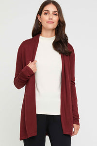 Duster Jacket in Burnt Brick by Bamboo Body