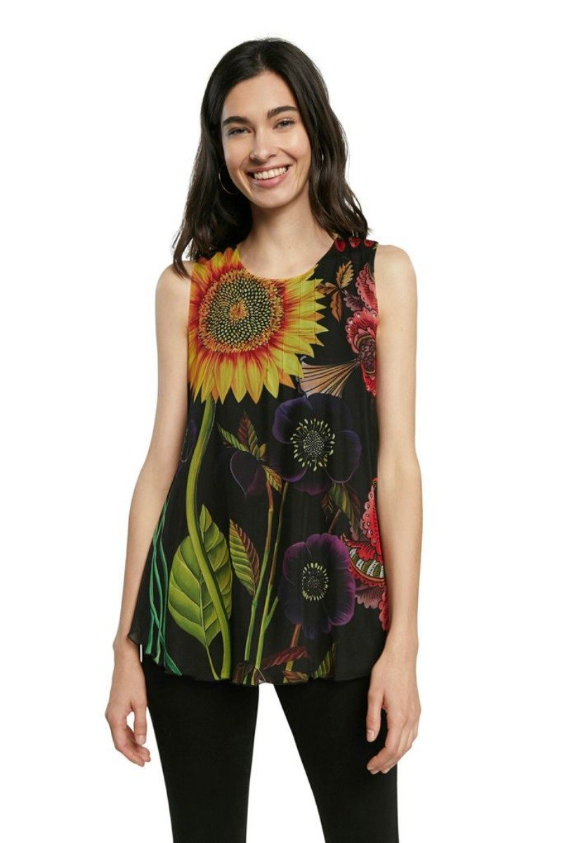 Desigual x Monsieur Christian Lacroix Sleeveless Top 21SWTKDE