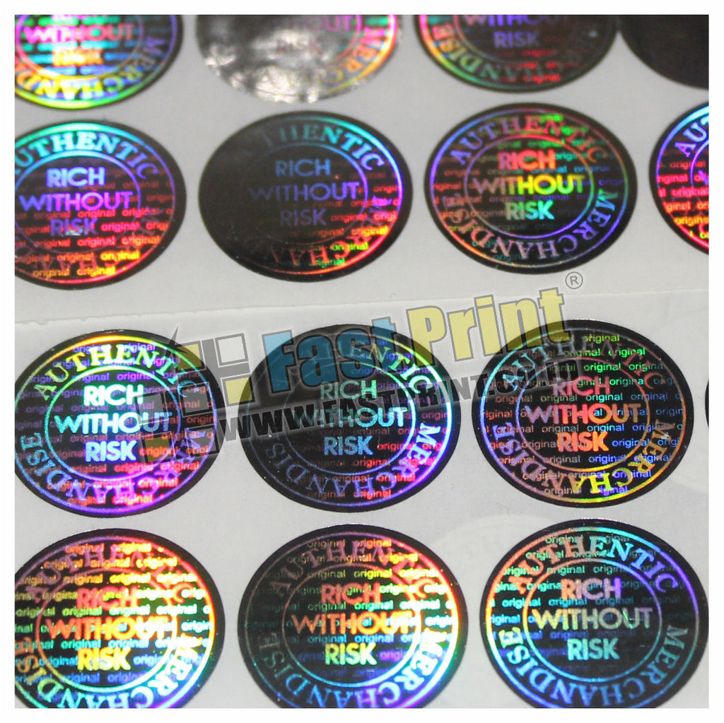 Custom Stiker Segel Hologram 2d Import Label Garansi Produk Fast