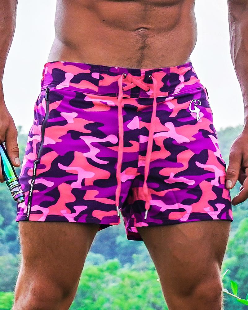 Pink Camo Swim Shorts – Tucann