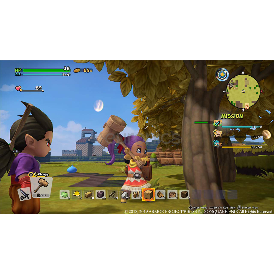 dragon quest builders 2 weapons