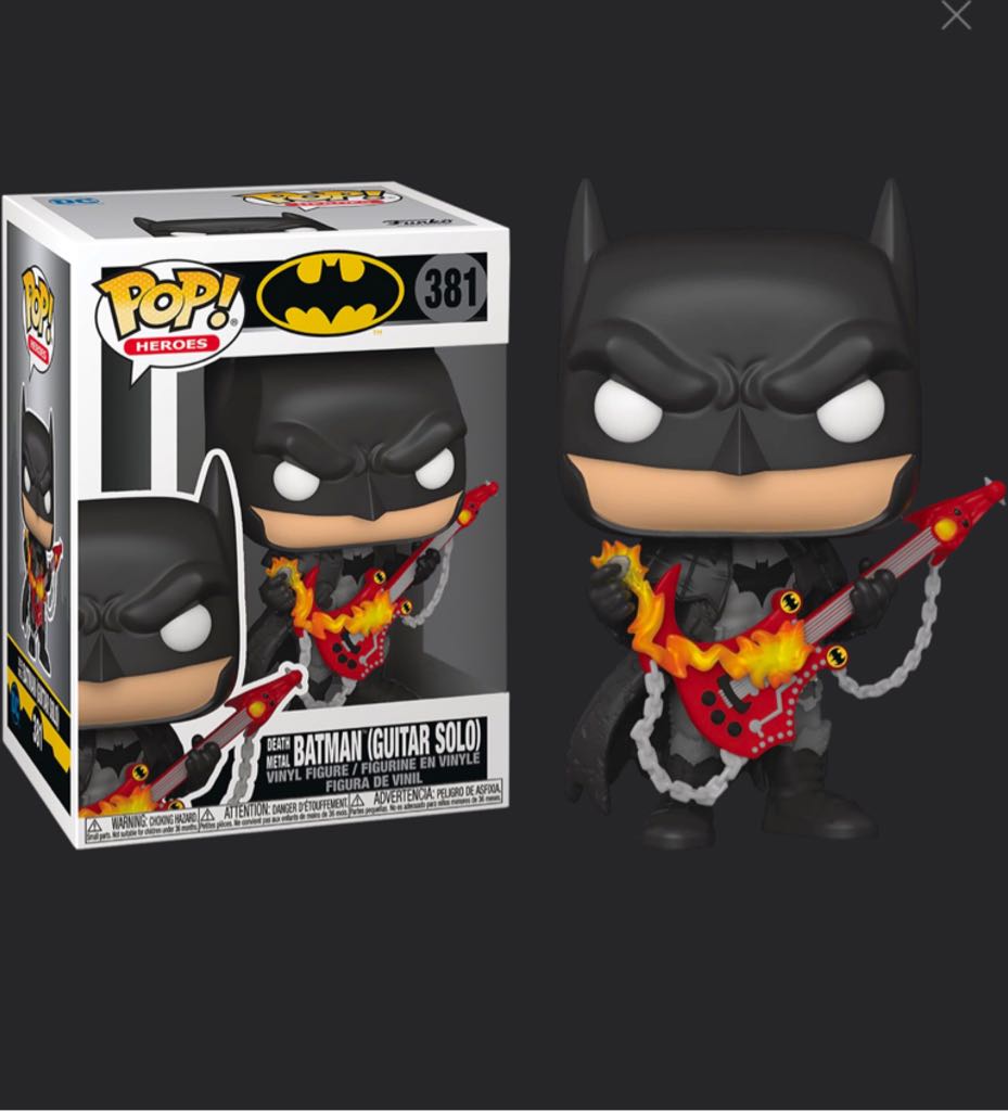 Funko POP! (381) Death Metal Batman with Guitar Pre Exclusive | PLAYe