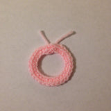 completed pink loop