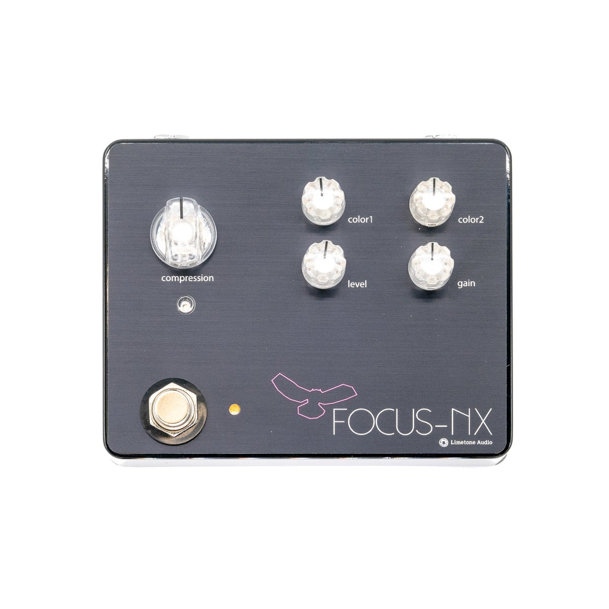 Limetone | FOCUS-NX | Studio Quality Compressor | w/ Colour Knobs (2x Mid  Controls) & Boost