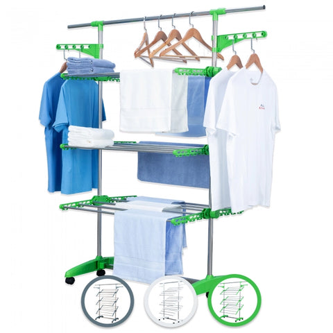 Herzberg 3-Tier Clothes Laundry Drying Rack