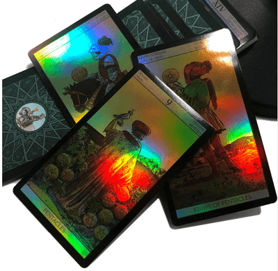 Shine Waite Tarot Board Game Holographic Tarot Cards Chakra Passion