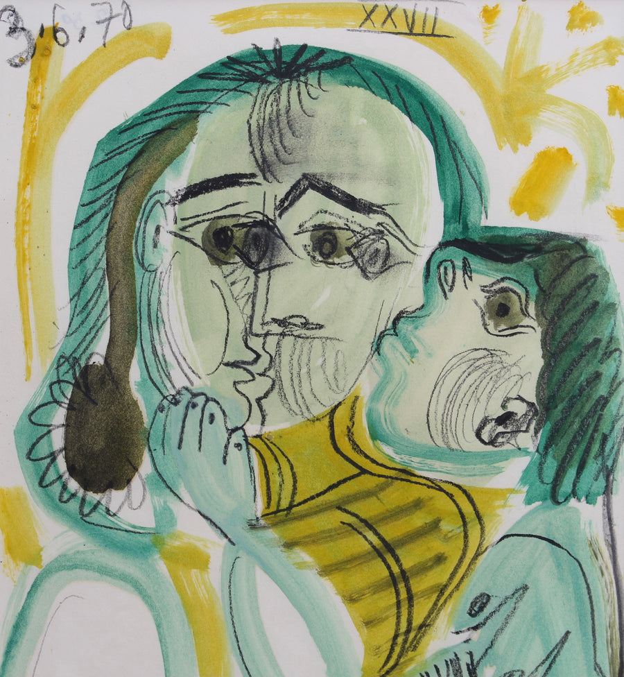 'Mother and Child' by Raymond Debiève (1970)
