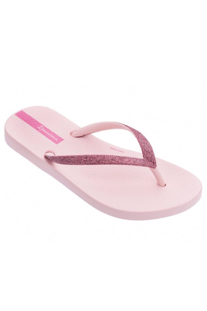 pink sparkly flip flops