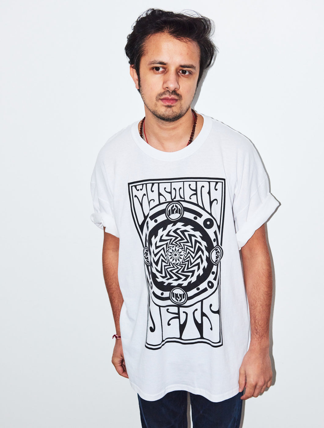 SPIRAL tee (white) – Mystery Jets Store
