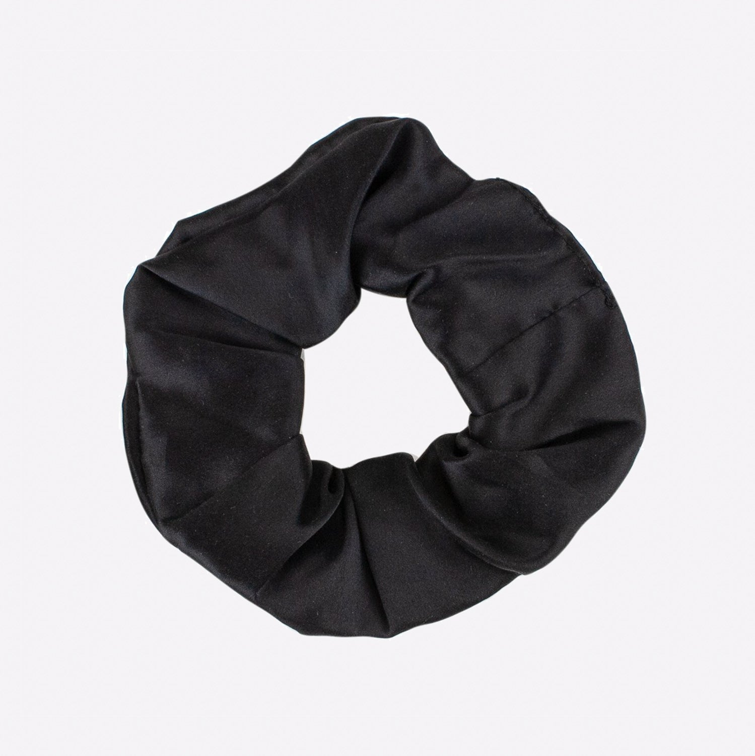 Satin Sleep Scrunchie - Set of 5 - Black | Bath