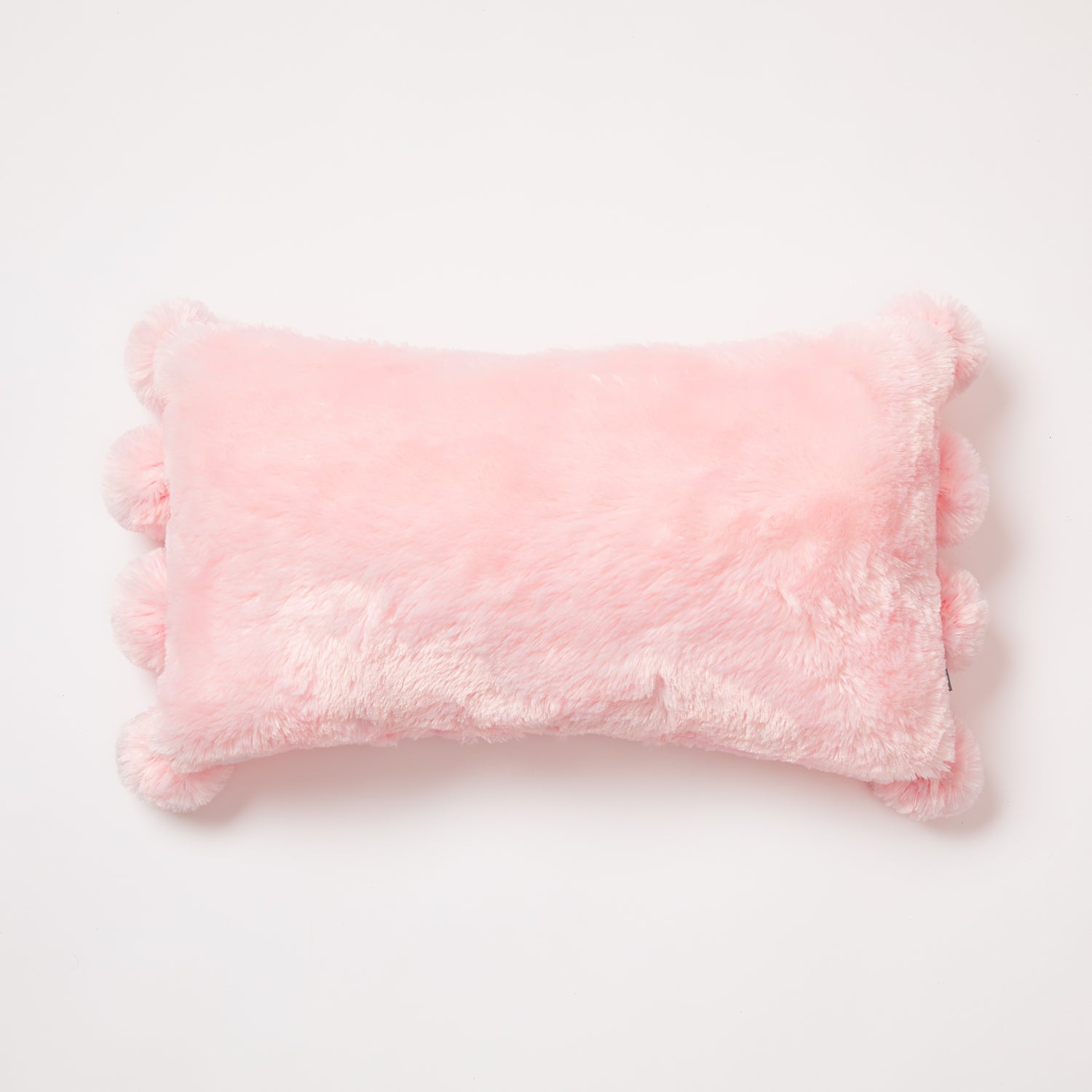 Super Soft Pom Pom Pillow - Light Pink | Bedding