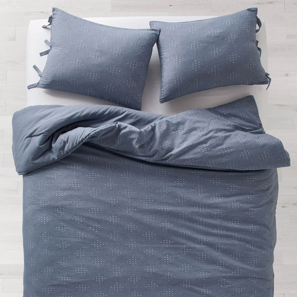 Denim Blue Comforter Set Full Queen Dorm Bedding Dormify
