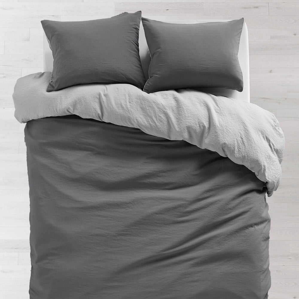 grey comforter set full