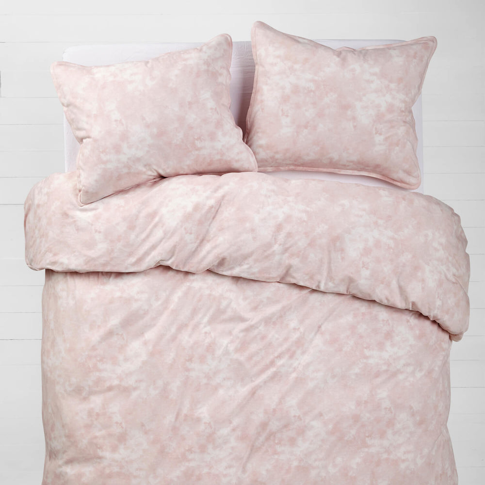 Pink Tie Dye Jersey Duvet Cover And Sham Set Dormify